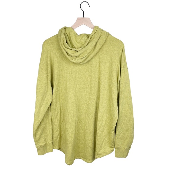 Torrid Relaxed Ultra Soft Fleece Drop Shoulder Hoodie Pea Green Yellow Size 1X - Picture 4 of 9
